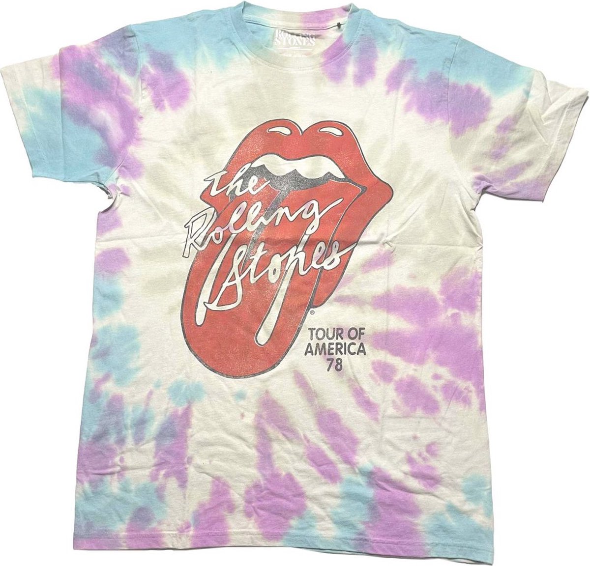 The Rolling Stones - Tour Of USA '78 Heren T-shirt - S - Multicolours