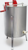 Handmatige honingslinger; RVS centrifuge zwierder met 4 honingraat frames - MultiStrobe