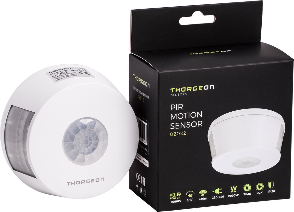 Thorgeon PIR Motion Sensor 1000W IP20