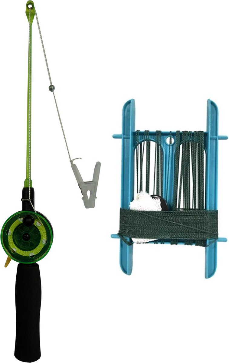 Krabhengel / vishengel voor krabbetjes - 38 cm - incl. extra lijn