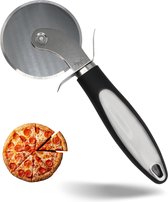 Burnic pizzasnijder met ophanghaak - Pizza's - Pizzaroller - Robuust & Scherp Wiel - Vaatwasserbestendig - Antislip handvat & RVS