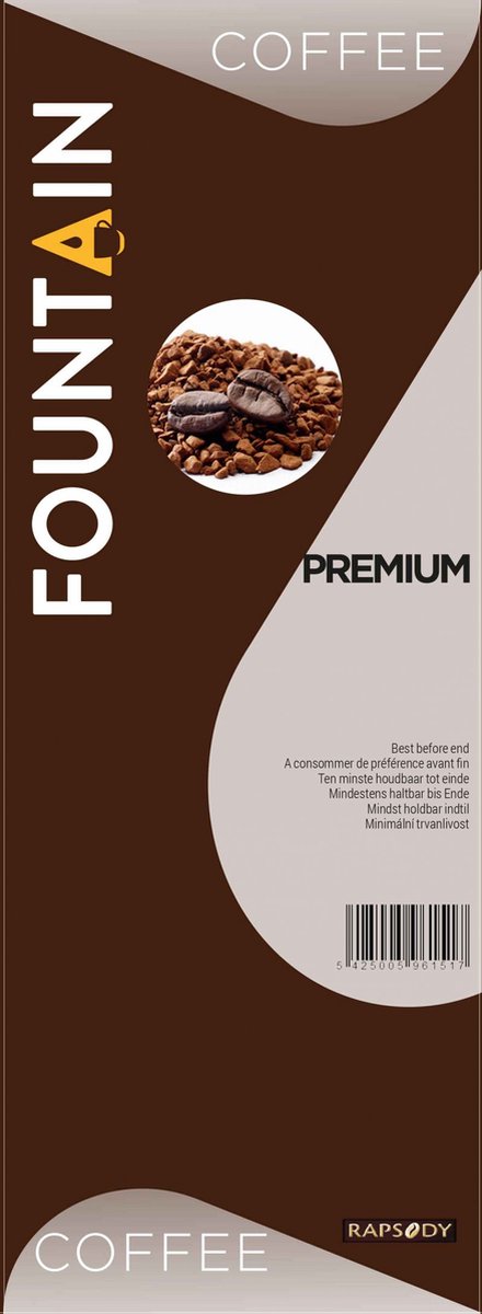 Fountain Rapsody Premium - instant koffie - 500 gram