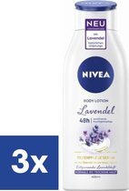 Nivea Bodylotion Lavendel - 3 x 400 ml
