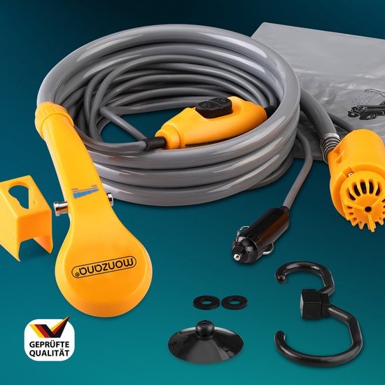 Campingdouche met dompelpomp - tuindouche - buitendouche - inclusief zuignap en houder van ProPlus — afbeelding 4