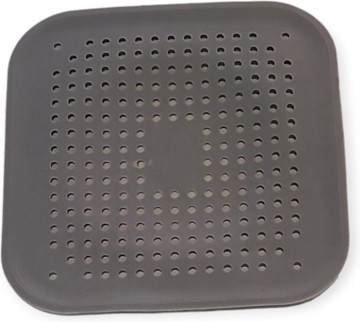 Goedkoopste Douche put Matje met Zuignappen - Vierkant - 14 cm - Grijs - Afvoerzeef Douche - Plastic - Universeel Toepasbaar