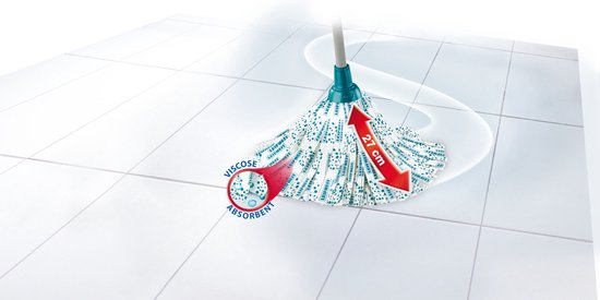 Leifheit 52068 Classic Viscose Mop Tête de rechange - convient au set de vadrouille Leifheit Classic
