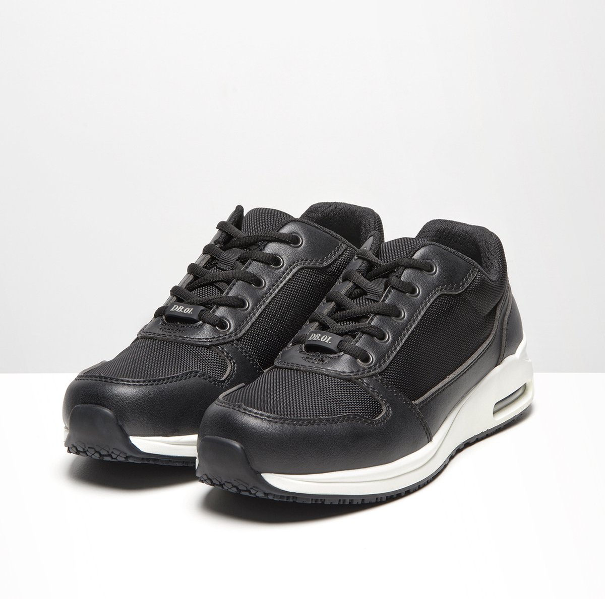 BSS Shoes Dyanne Beekman DB.01. werkschoenen Black/White - Wasbaar - Antislip - Vervangbare binnenzool