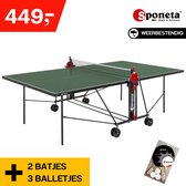 Lot de table de ping-pong Sponeta® S1-42e - Y compris raquettes + housse + balles - Pliable - Mobile - Y compris 2 porte-raquettes de ping-pong et filet de ping-pong - Y compris raquettes - Table d'extérieur - Garantie 10 ans - LxlxH 274x152,5x76cm