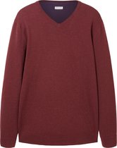 TOM TAILOR basic v-neck sweater Heren Trui - Maat M