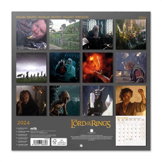 Lord of The Rings Kalender 2024 bol