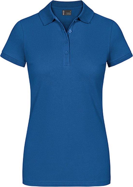 Polo Femme 'Promodoro' à manches courtes Blue Cobalt - S