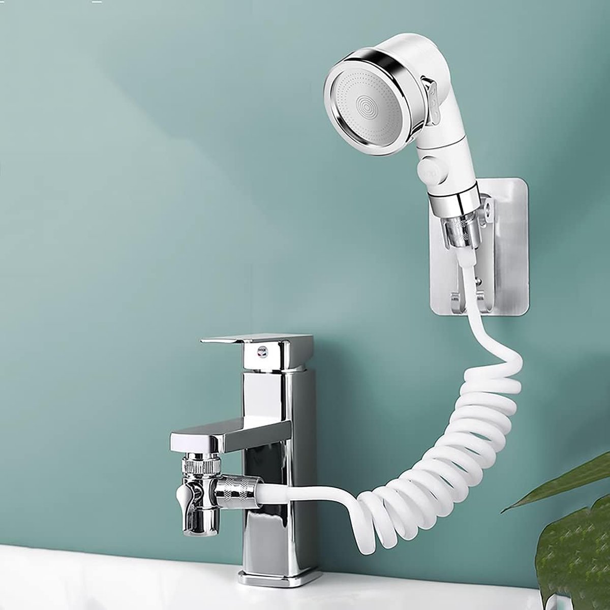 Douchette pour lavabo de salle de bain, pommeau de douche universel, tube  télescopique, parfait pour laver