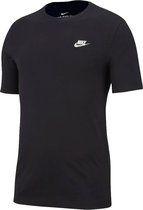 Chemise de sport Nike Nsw Tee pour homme - Noir / Blanc - Taille XL