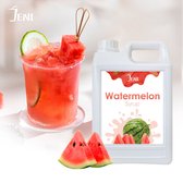 Limonade | Bubble Tea Syrup | Smoothie Basis | Cocktail Syrup | Dessert Syrup | JENI Watermelon Syrup - 2.5 Kg （with a free pump）