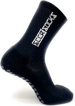 SCCR Socks Gripsokken - Voetbalsokken - Sportsokken - Anti Slip Sokken - Gripsokken Voetbal - Maat 38/42 - Zwart