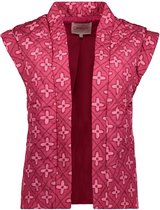 Only Vest Onlcemma Aop Quilt Vest Pnt 15311246 Fuchsia Pink Dames Maat - L