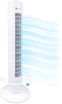 Ventilateur tour Deluxa Robust | Blanc | 80 cm | Design moderne