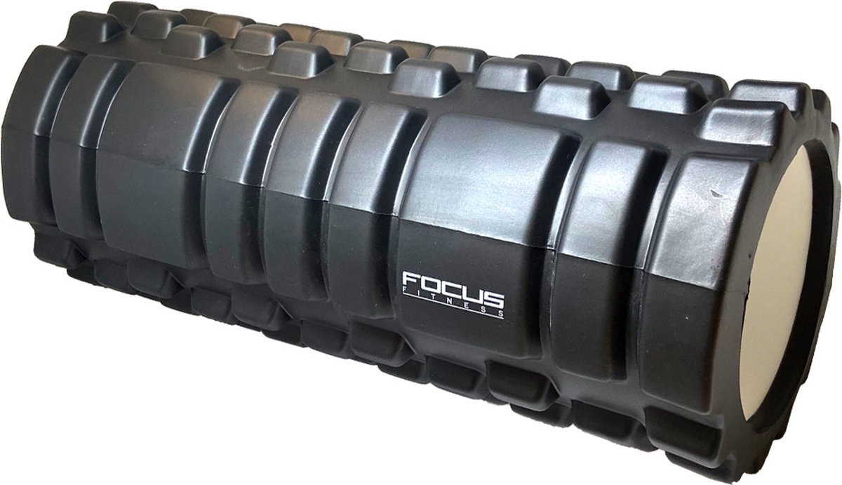 Foam Roller Focus Fitness - 33 cm - Zwart