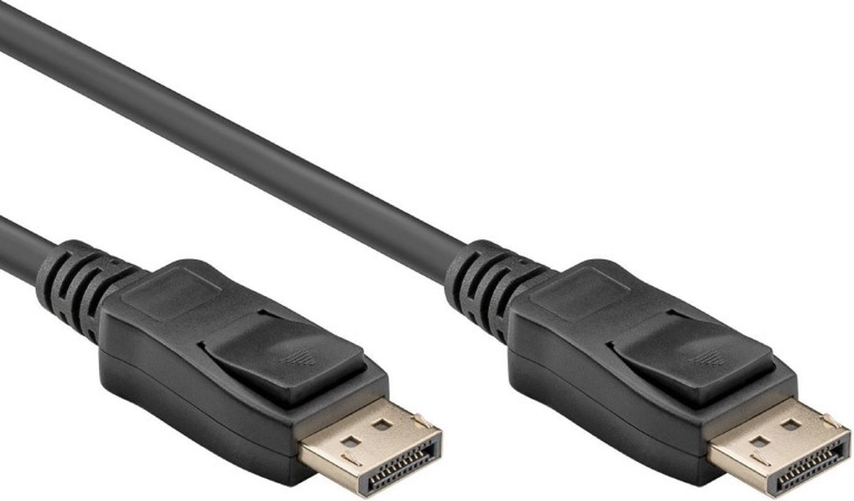 DisplayPort v2.0 Kabel - 16K 60Hz - UHBR13,5 - 0,5 meter - Zwart