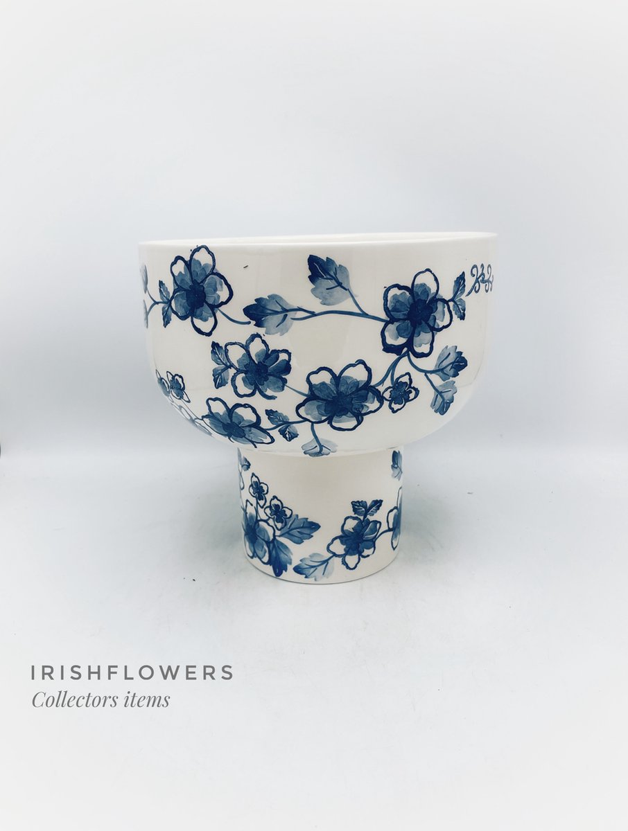 Vaas - Decoratie - Villa Pottery - Voorjaar - Voorjaarsvaas - Keramiek - Woondecoratie - Dutch blue 5