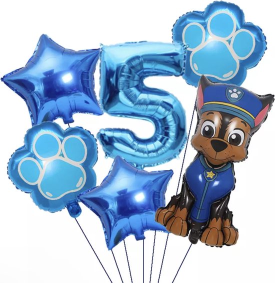 Paw Patrol - Ballonnen - Verjaardag - Party ballonnen - Party - Verjaardag ballonnen - Paw Patrol ballonnen - Versiering - Verjaardag versiering - Paw Patrol ballon