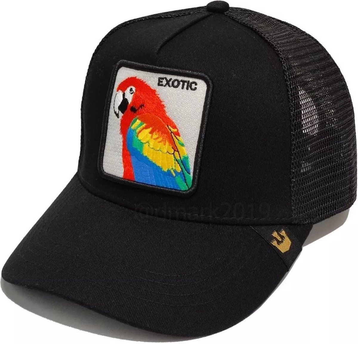 Goorin Bros Cap - Exotic - Black - One Size - Trucker Cap - Pet Heren - Petten - Caps