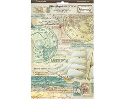 Stamperia - Around the World A4 Rice Paper Selection (6 pcs) (DFSA4XAW)