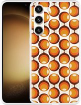 Cazy Hoesje geschikt voor Samsung Galaxy S23+ 70s Oranje