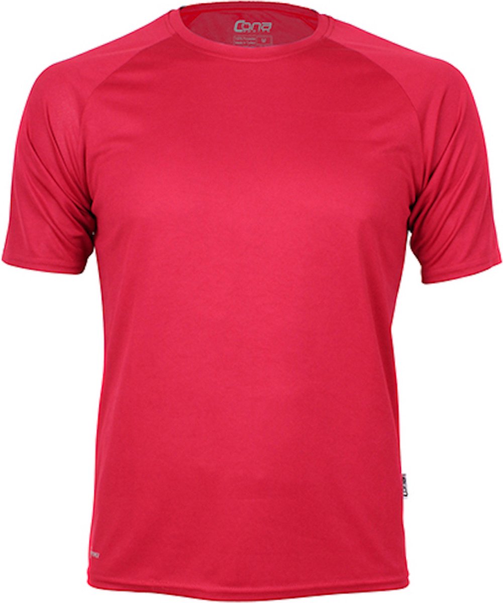 Herensportshirt 'Tech Tee' met korte mouwen Bordeaux Red - XL
