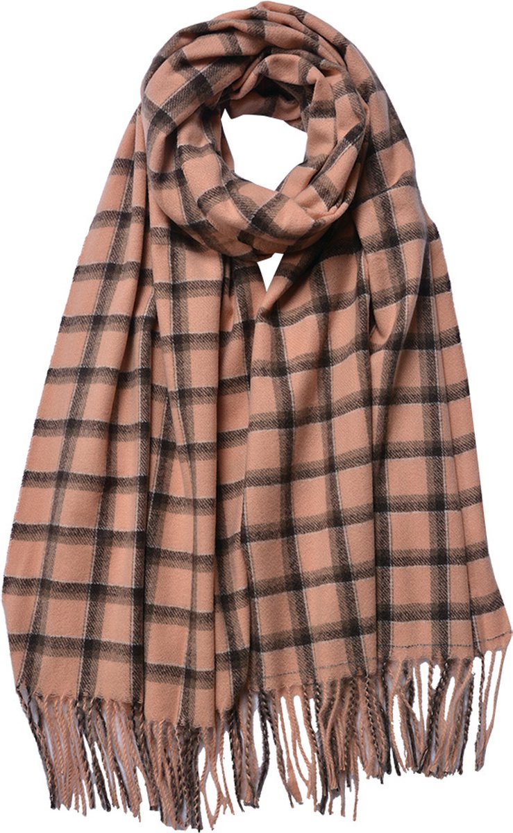 Juleeze Wintersjaal Dames 70x180 cm Roze Polyester