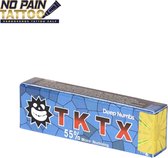 NO PAIN TATTOO® TKTX - Blauw 55% - Tattoo crème - verdovende Creme - Tattoo zonder pijn - Snelwerkend en langdurig -Zalf voor tattoo -10 g