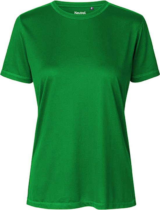 Chemise de sport femme 'Performance' à manches courtes Vert - L