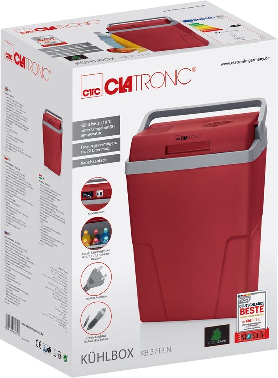 Clatronic KB 3713.1 -Koelbox - 12/220V - 22 liter van Clatronic — afbeelding 5