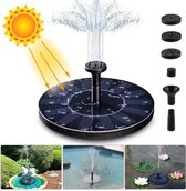 Fontaine Solar - pompe à eau - 13 cm - énergie solaire - jeu d'eau - décoration de jardin - fontaine à eau