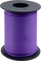 Donau Elektronik 125-S25-6 Fil de câblage 1 x 0.25 mm² violet 25 m