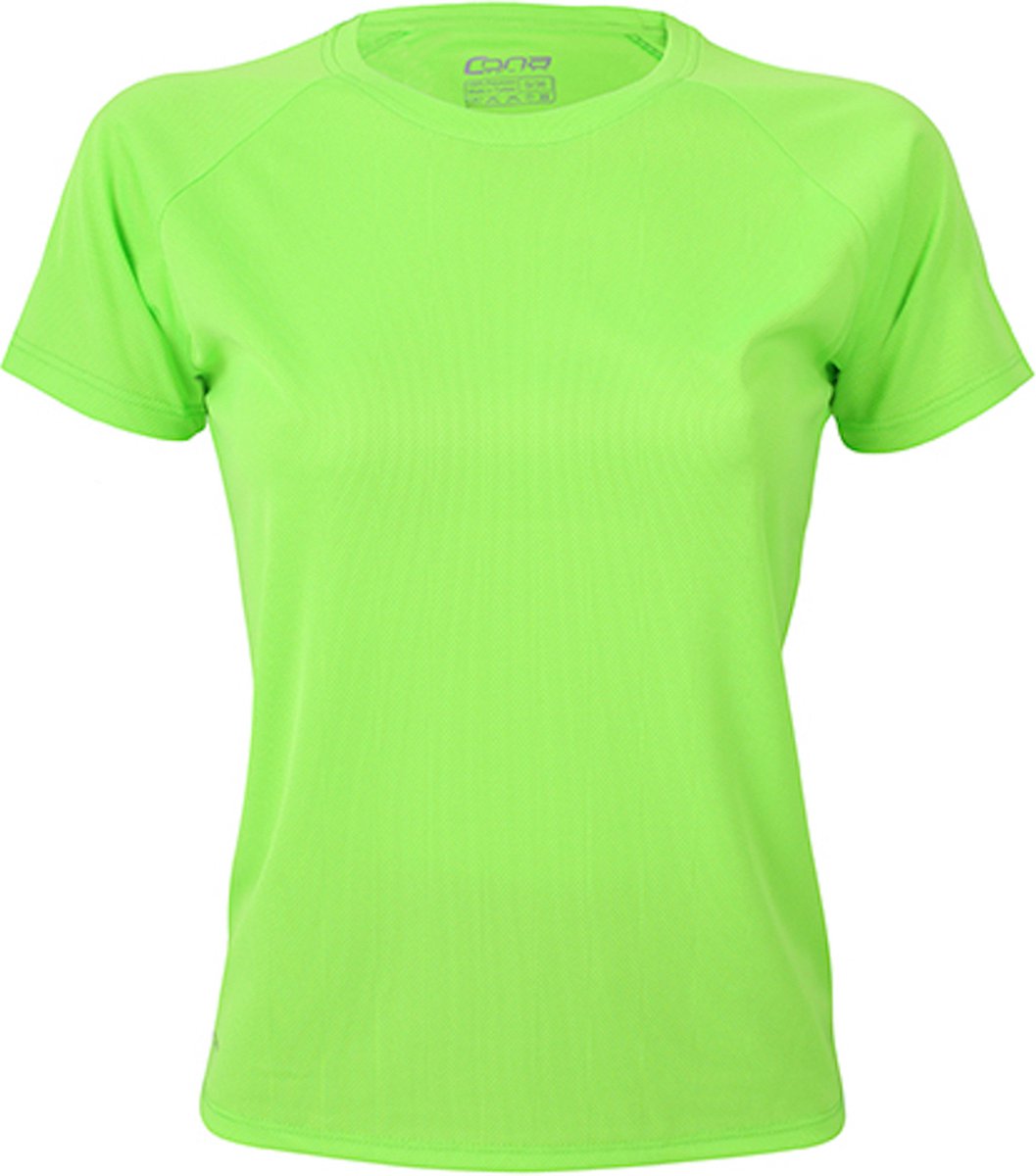 Damessportshirt 'Tech Tee' met korte mouwen Lime - XS