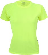 Damessportshirt 'Tech Tee' met korte mouwen Neon Yellow - L