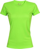 Damessportshirt 'Evolution Tech Tee' met korte mouwen Lime - XL