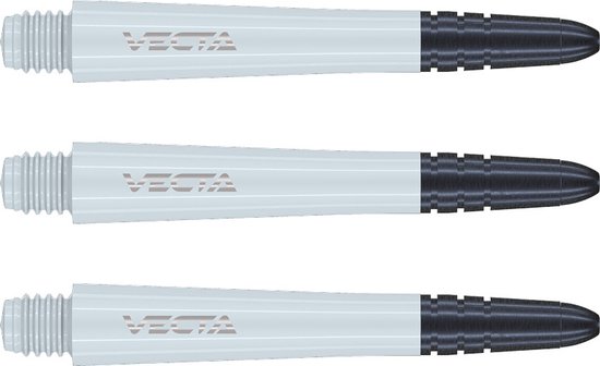 WINMAU - Vecta Dartschachten, Wit, Tussenliggend - 1 set per pakket (3 dartvluchten in totaal) van Winmau — afbeelding 4