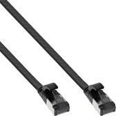 U/FTP CAT8.1 40 Gigabit platte netwerkkabel met TPE mantel / zwart - LSZH - 10 meter