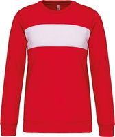 Herensweater met lange mouwen 'Proact' Red/White - 4XL