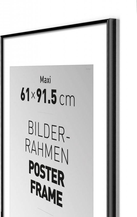 Wissellijst voor Posters 61x91,5 cm | zwart | kunststof | bol.com