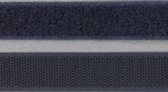 innaaibaar klittenband 2 cm breed - antraciet donker grijs - staalgrijs -inplakbaar - niet zelfklevend klitteband - 0,5 m