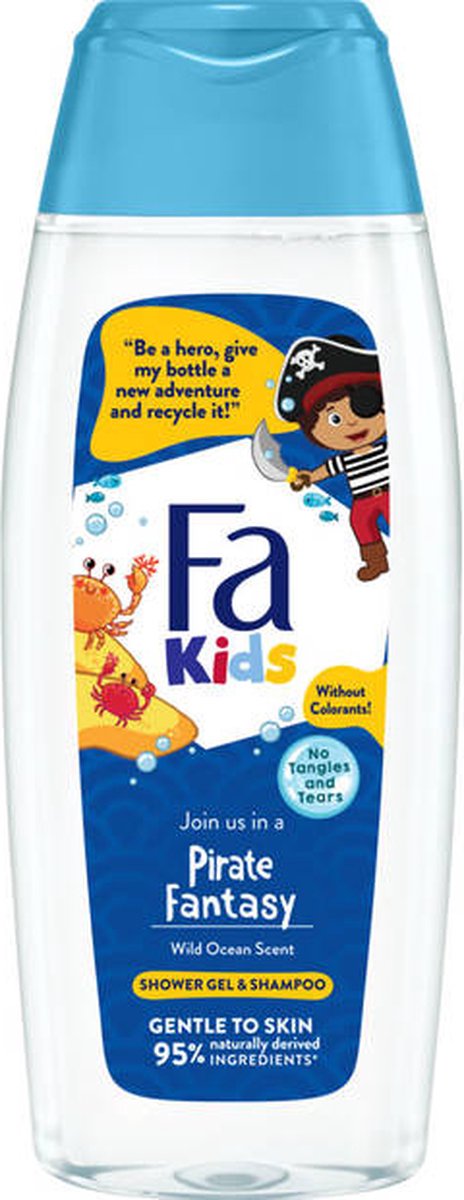 Goedkoopste Fa Kids Pirate Douchegel Jongen Lichaam & haar Fris 250 ml