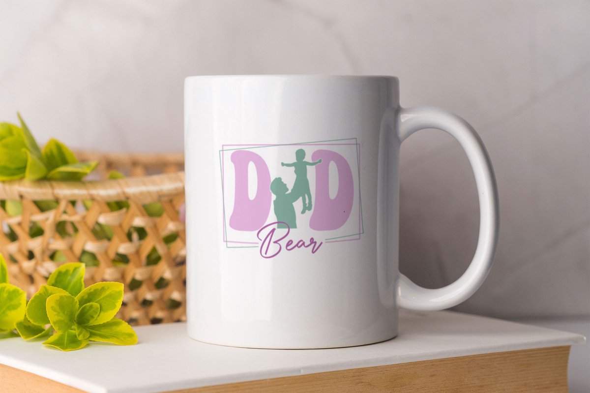 Mok Dad bear - Best Dad ever - Beste vader ter wereld - liefde - cute - vaderdag - cadeau - papa