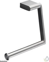 WC Roll holder of satin brushed stainless steel PU-380 simple design wall mounting