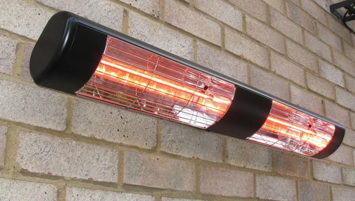 Heatlight heater 3000W for outdoor use aluminium with infrared technology