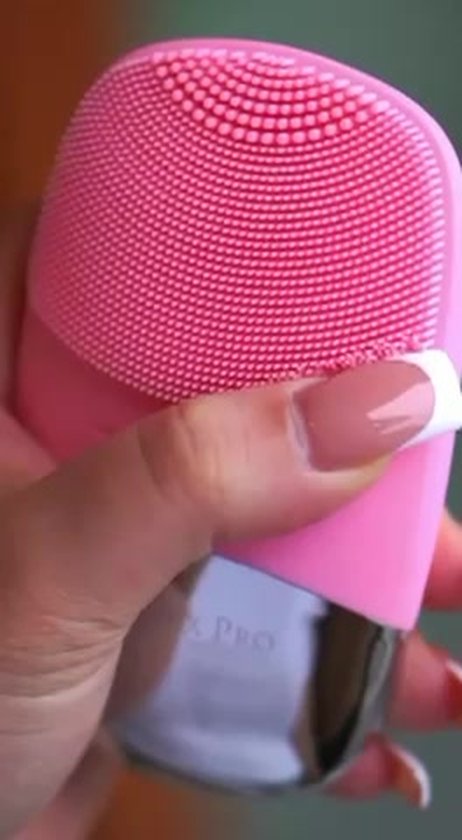 Elektrische Gezichtsreiniger Huidverzorging Vrouwen Gezichtsborstel Roze -  Face Brush... | bol.com