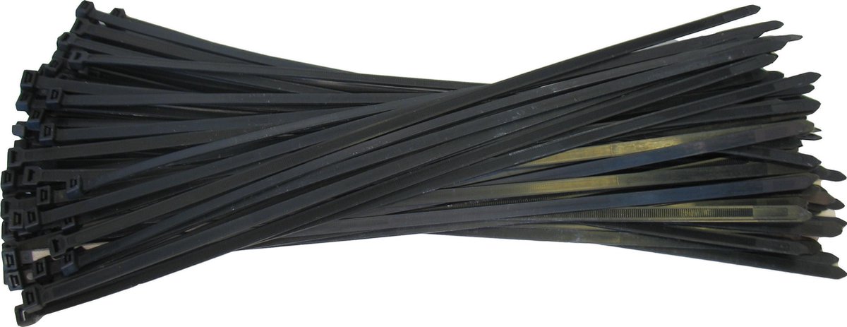 Kabelbinders 9,0 x 530 mm zwart - zak 100 stuks - Tiewraps - Binders
