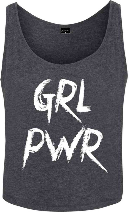 Mister Tee - GRL PWR Tanktop - L - Grijs